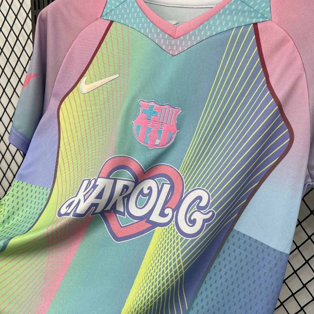 Maillot Barcelone x Karal G Light Blue Edition Special 2025-2026