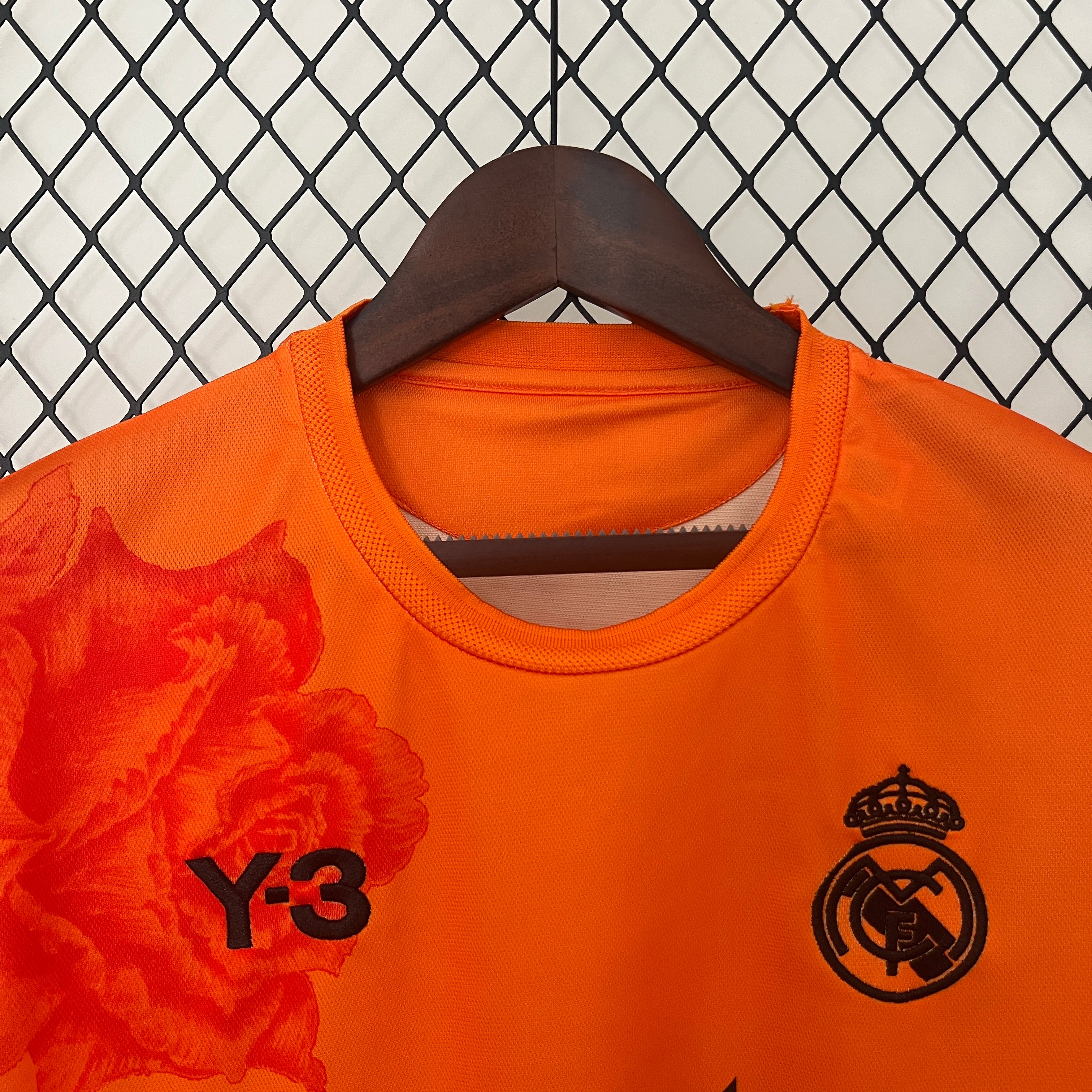 Maillot Réal Madrid Y3 Orange