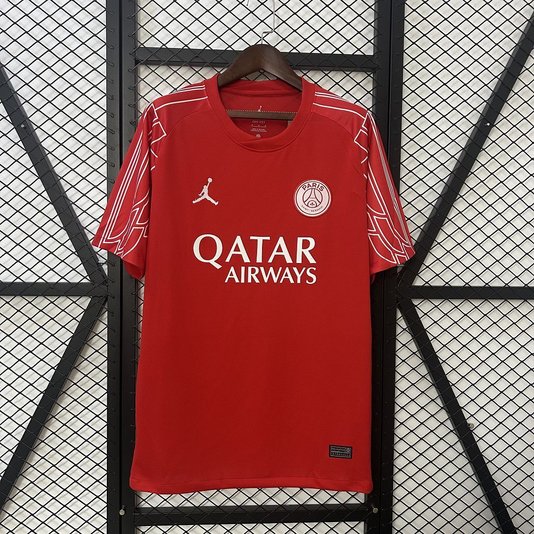 MAILLOT PSG x JORDAN 2025 ROUGE