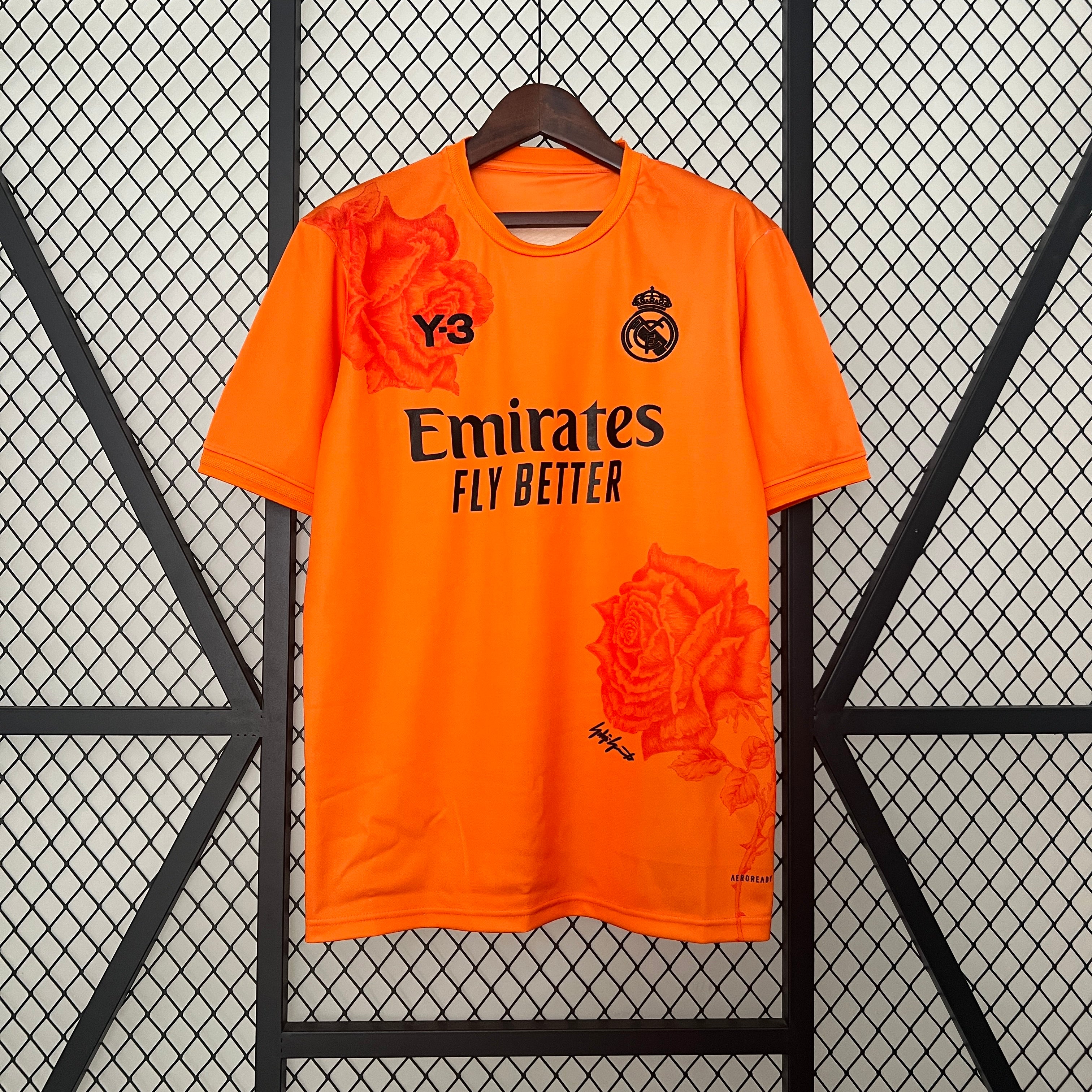 Maillot Réal Madrid Y3 Orange