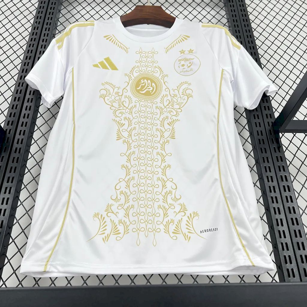 Maillot Algérie Concept "Blanc Or" 25/26