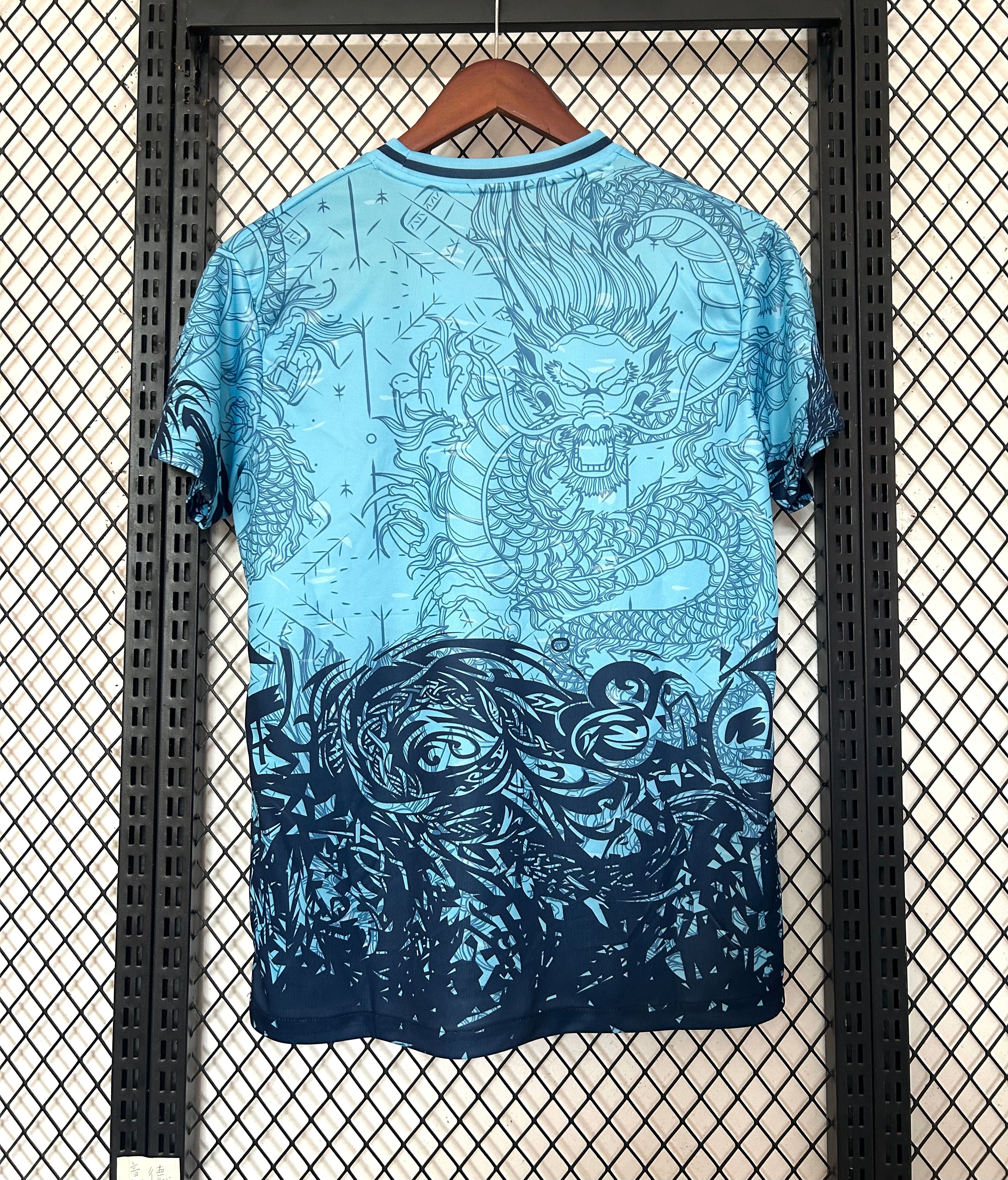 Maillot Barca "bleu édition dragon"